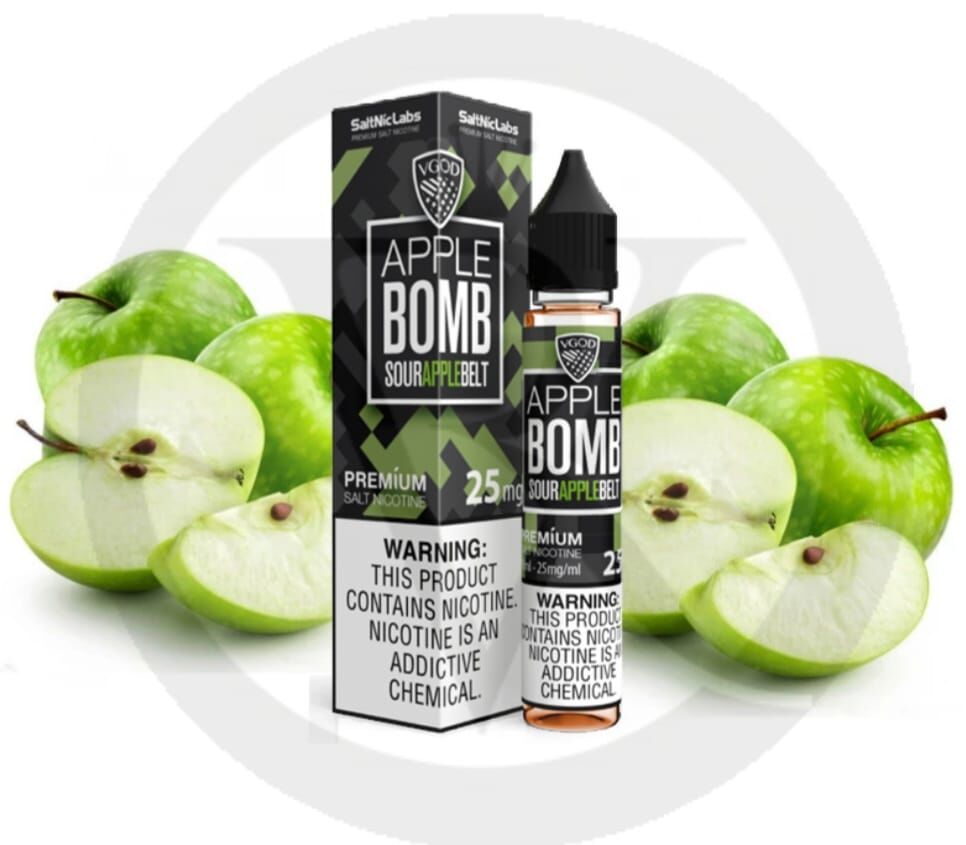 VGOD SALTNIC APPLE BOMB 30ML BEST ONLINE SHOP UAE VGOD SALTNIC APPLE BOMB