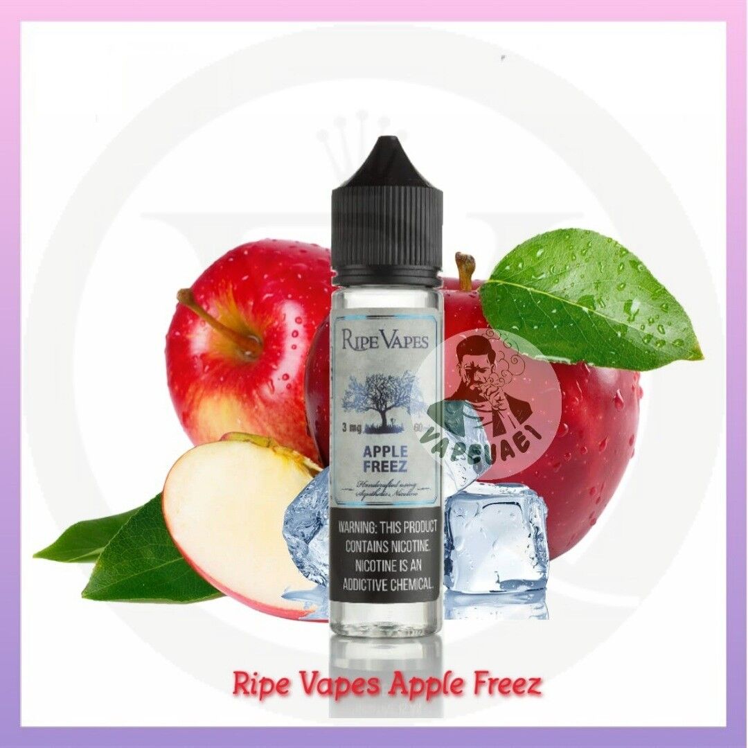 Apple Freez By Ripe Vapes 60ml best online shop UAE Apple Freez By Ripe Vapes