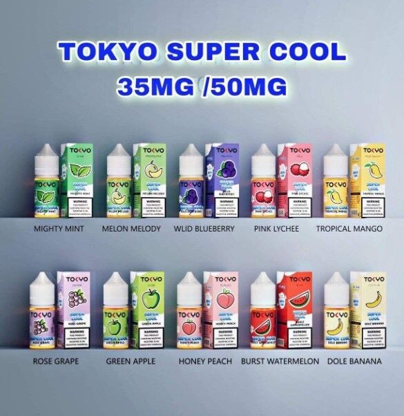 tokyo super cool saltnic 30ml tokyo super cool saltnic 30ml
