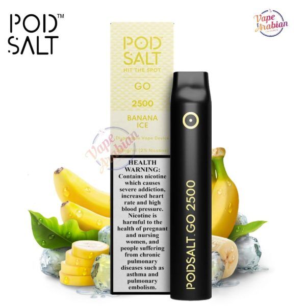 Buy Vape Pod Salt Go 2500 Puffs Disposable Vape 20mg In UAE