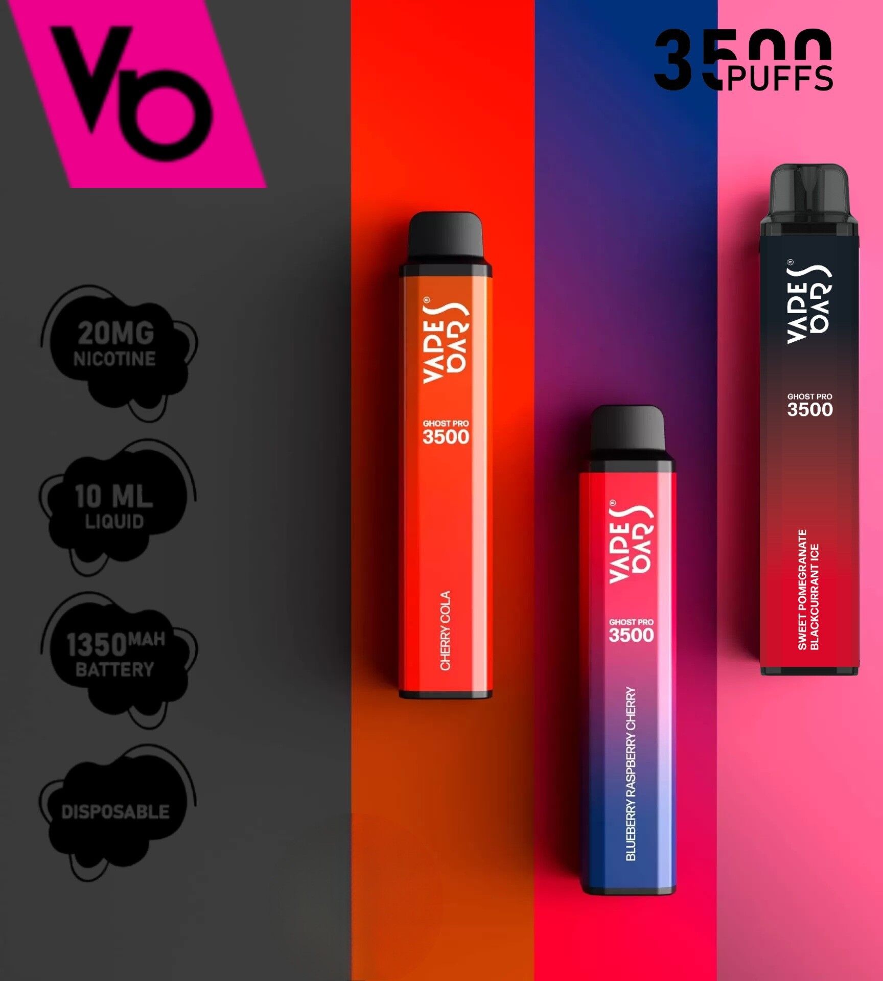 Best Buy Vapes Bar Ghost Pro 3500 Puffs Disposable In UAE Vapes Bar Ghost Pro 3500 Puffs