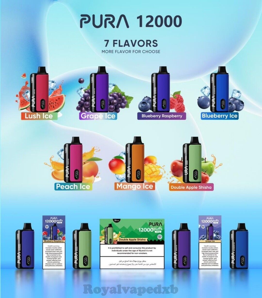 Buy PURA 12000 Puffs Disposable Vape