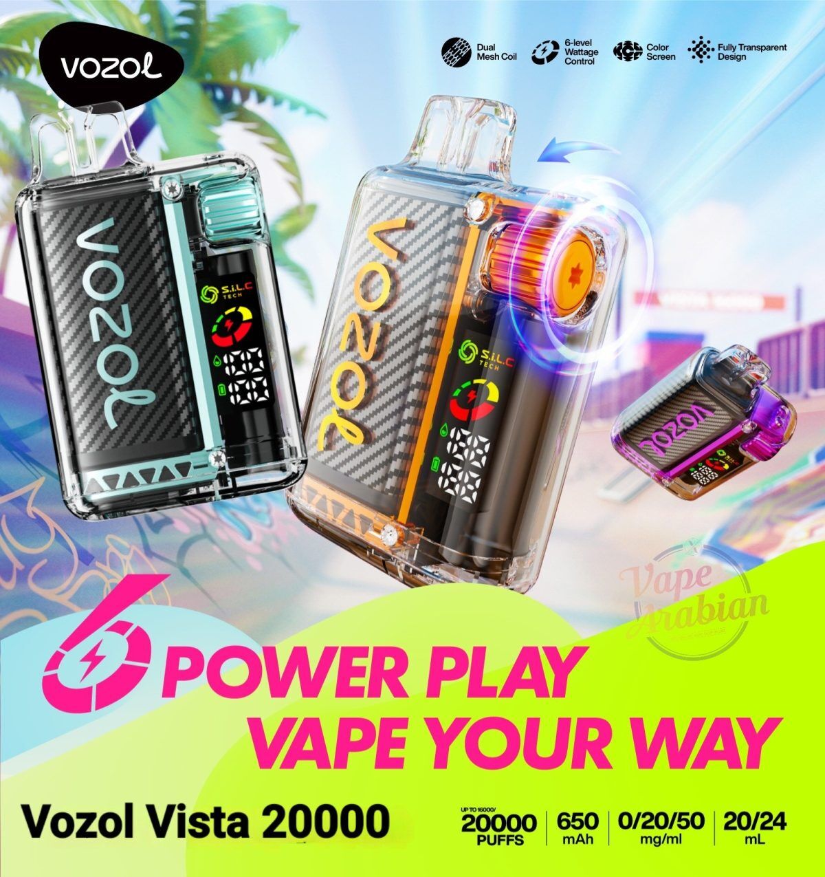 Best Buy VOZOL Vista 20000 Puffs Disposable Vape In UAE