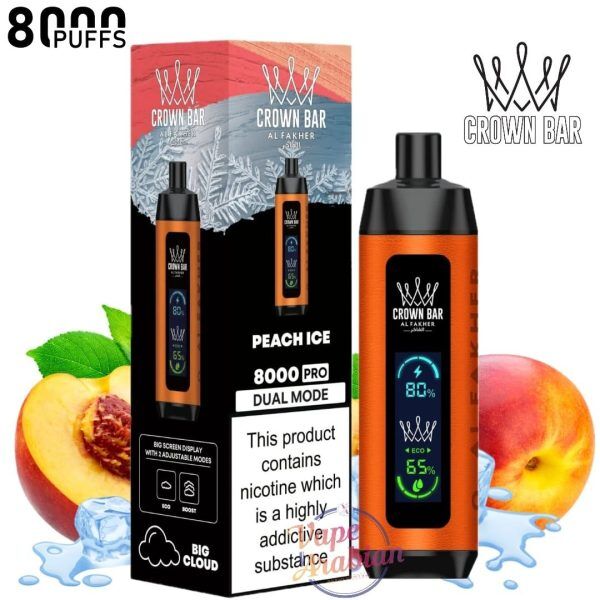 Best Buy Crown Bar Al Fakher 8000 Pro Disposable Vape In UAE