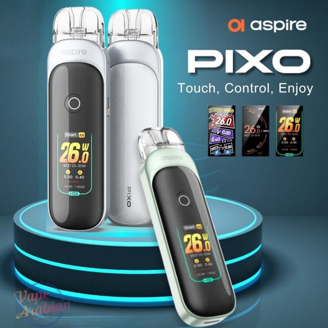 Best Buy Aspire Pixo Pod Vape Kit 1100mAh In UAE - Smok Aspire Pixo Pod Vape Kit