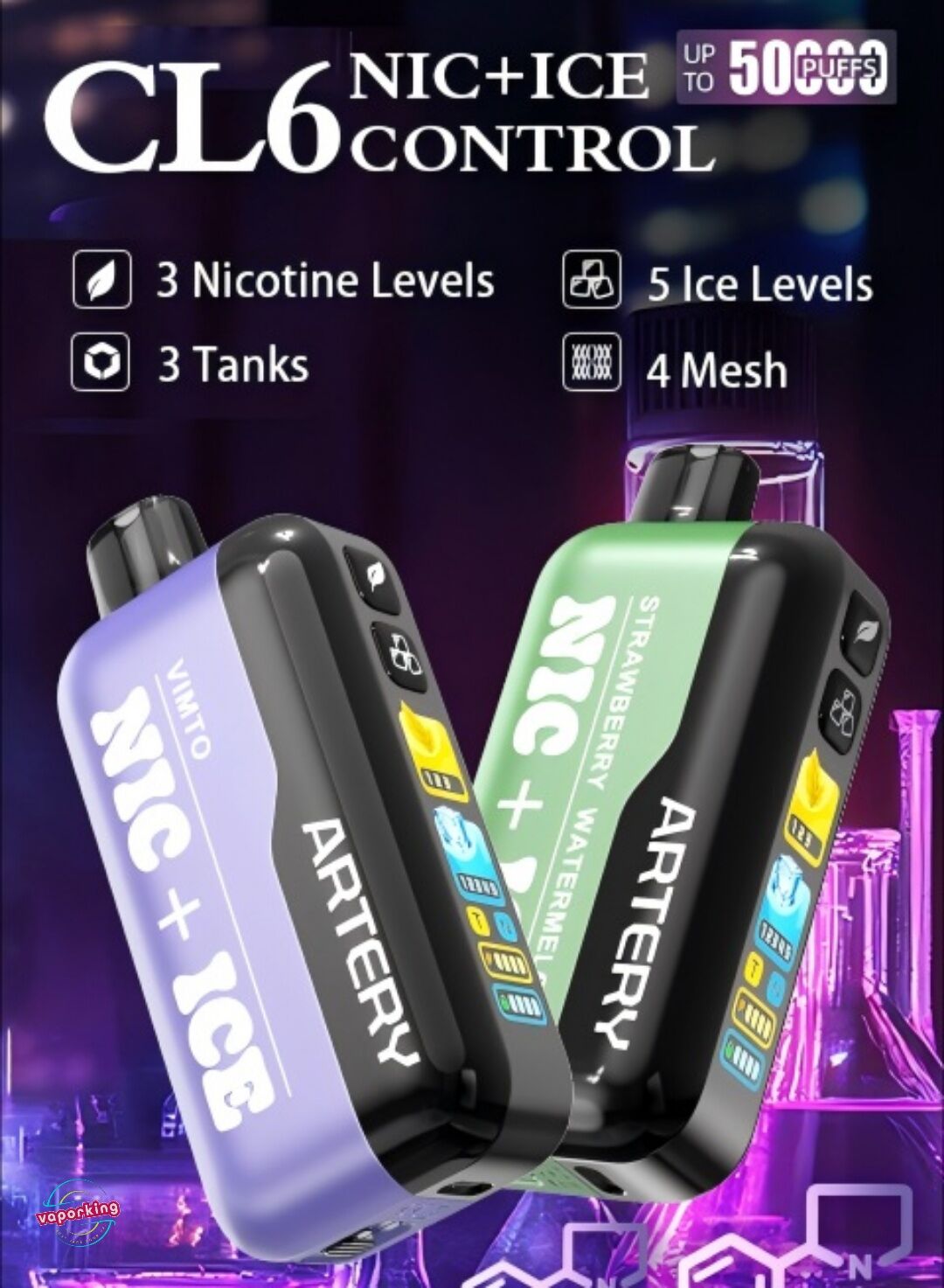 Artery Ferocious CL6 50000 Puffs