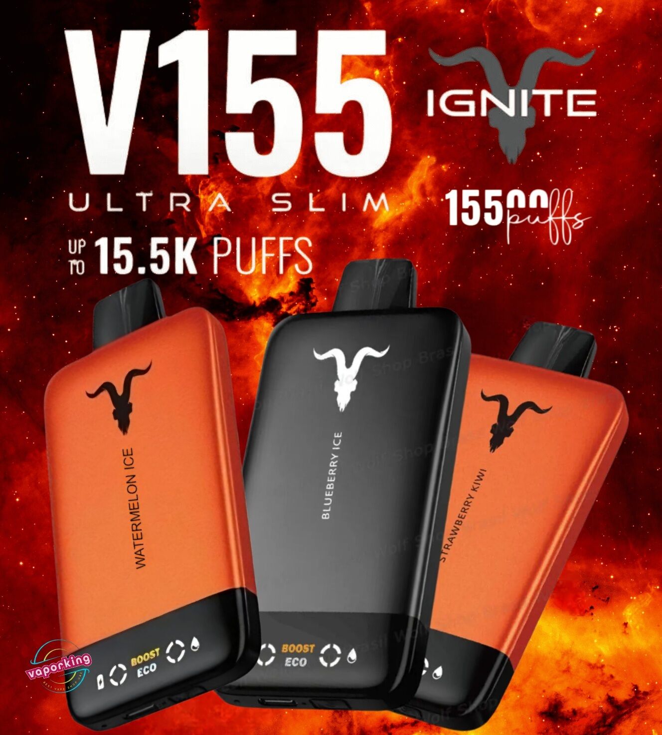 Ignite V155 15500 puffs Disposable Vape Ultra Slim Pod Kit in the UAE - Image 1