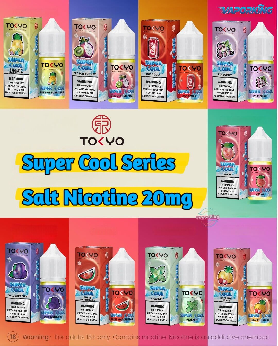 Tokyo Super Cool Saltnic 20mg Tokyo Super Cool Saltnic 20mg