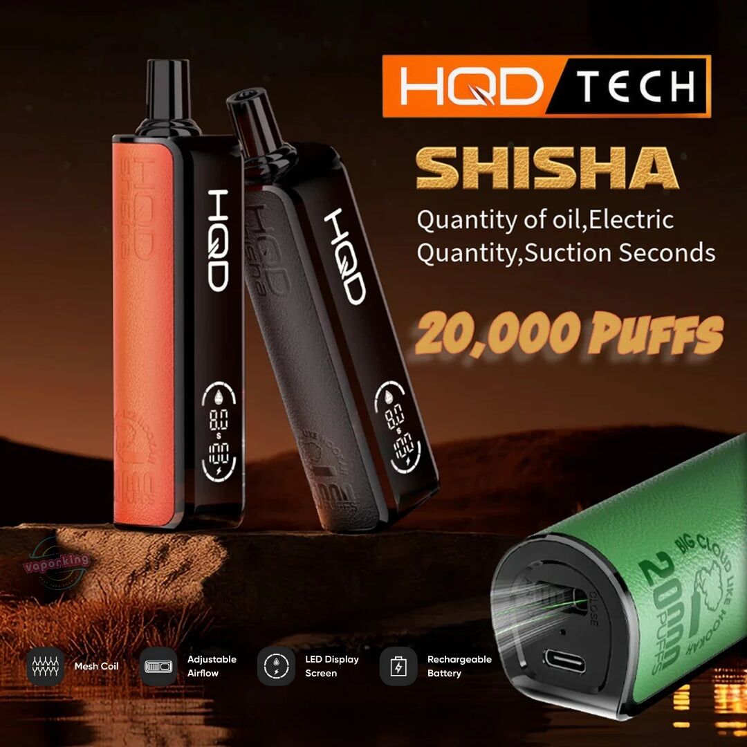 HQD Shisha 20000 Puffs Hookah Disposable
