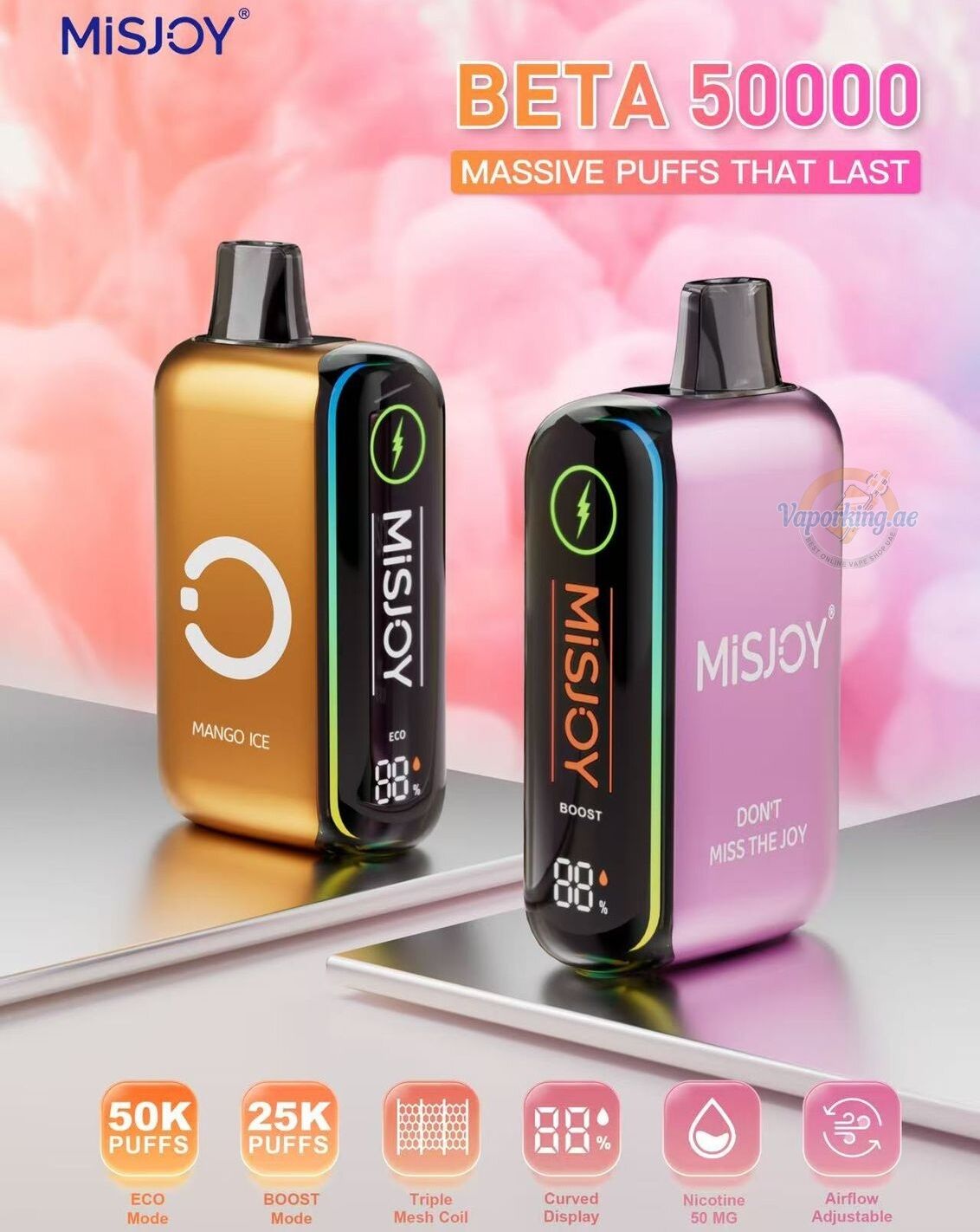 MISJOY Beta 50000 Puffs Disposable