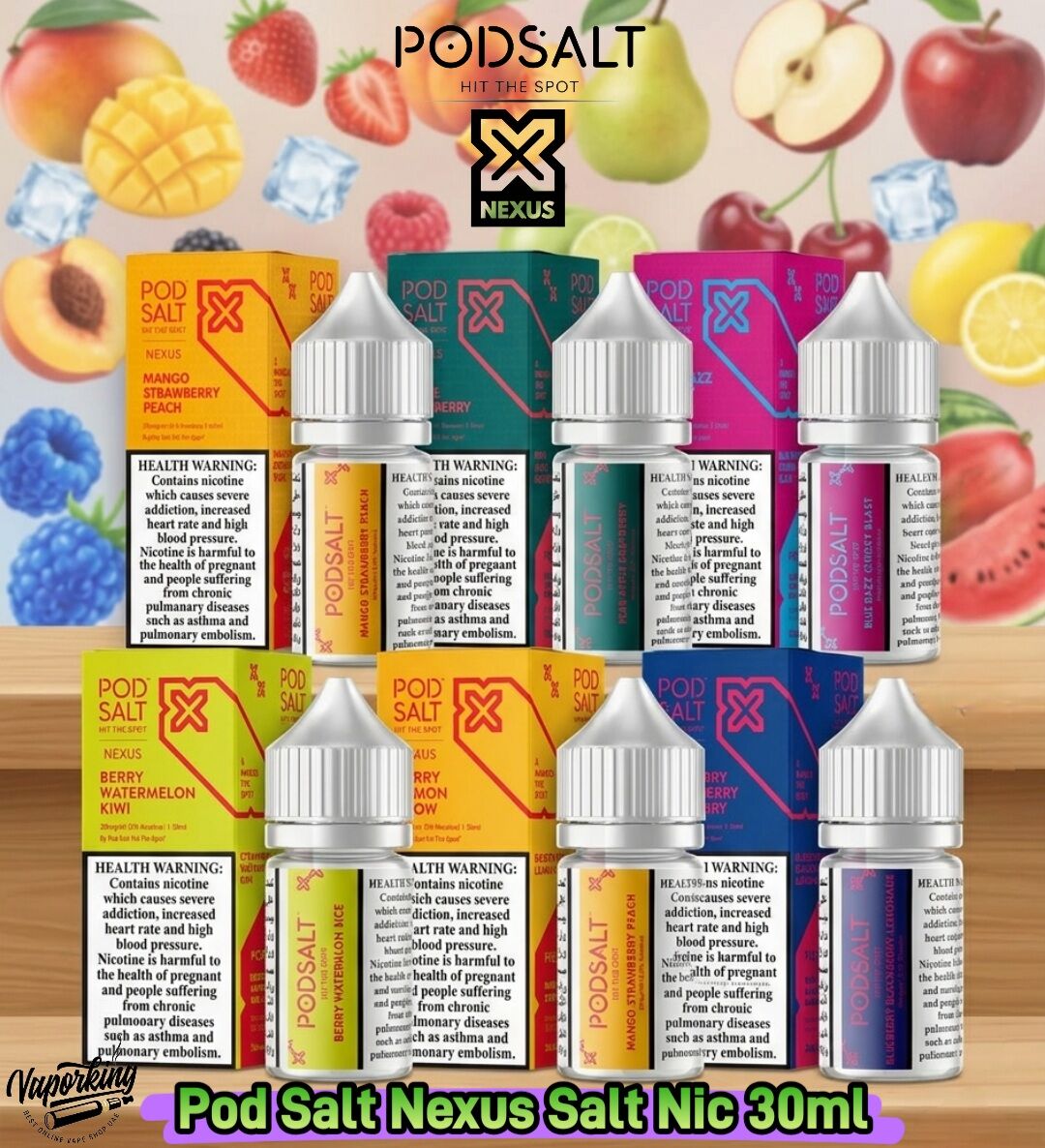 Pod Salt Nexus Salt Nic 20mg 30ml Ice Edition in the UAE Pod Salt Nexus Salt Nic